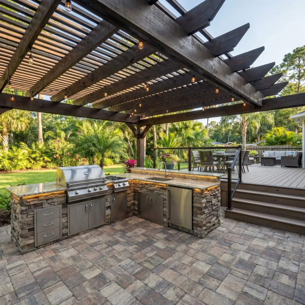Outdoor Kitchens in Florida Best Designs