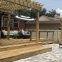 Backyard Pavers With Pergola