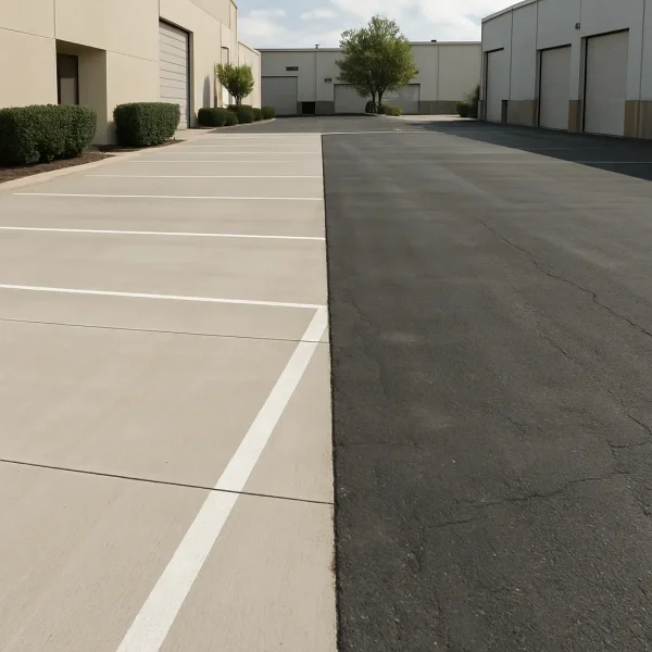 Concrete vs Asphalt for Commercial Use: Which Is Better Long-Term